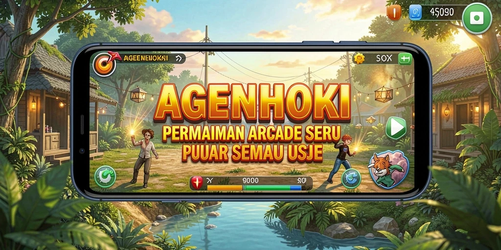 Tampilan gameplay seru dari AGENHOKI dengan aksi cepat.
