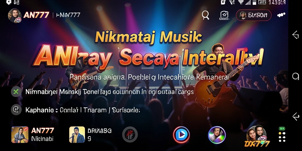 Tampilan gameplay AN777 yang interaktif dan penuh warna.