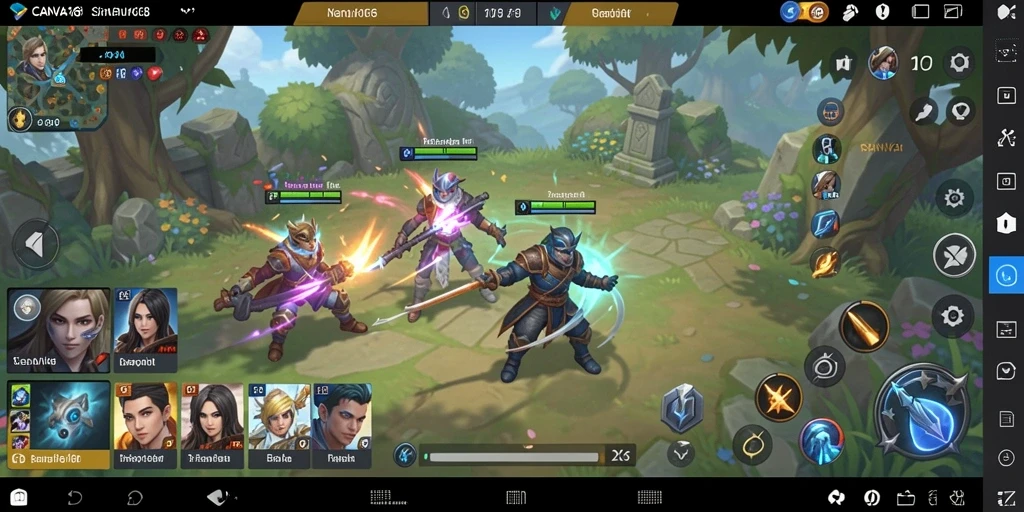 Tampilan gameplay <strong>CANVA168</strong> yang interaktif dan menarik.