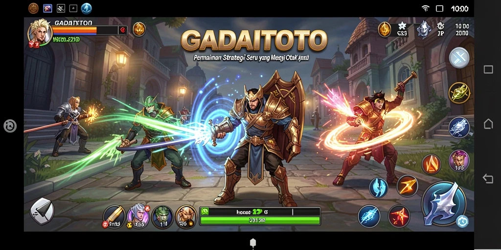 Tampilan gameplay GADAITOTO yang penuh strategi dan aksi.