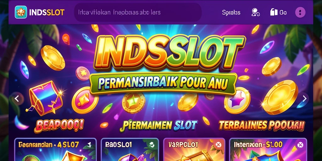 Tampilan menarik dan gameplay seru di INDSLOT.