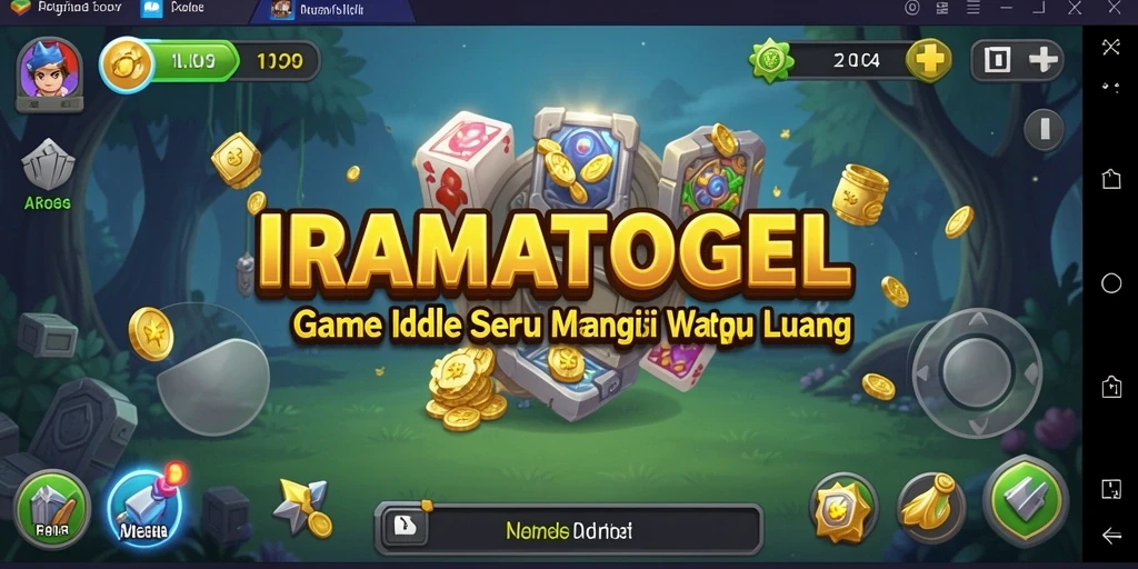 Tampilan gameplay yang menarik dan interaktif dari IRAMATOGEL.