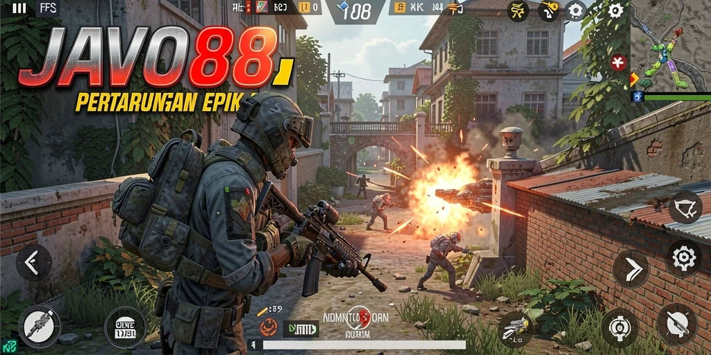 Tampilan gameplay seru dan mendebarkan di JAVO88.