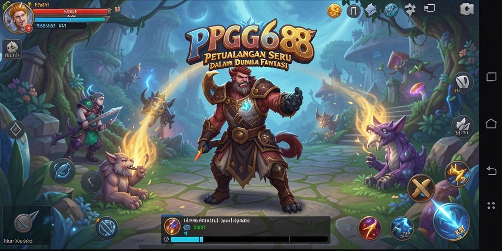 Menampilkan aksi seru dalam gameplay PGG68 yang penuh petualangan.