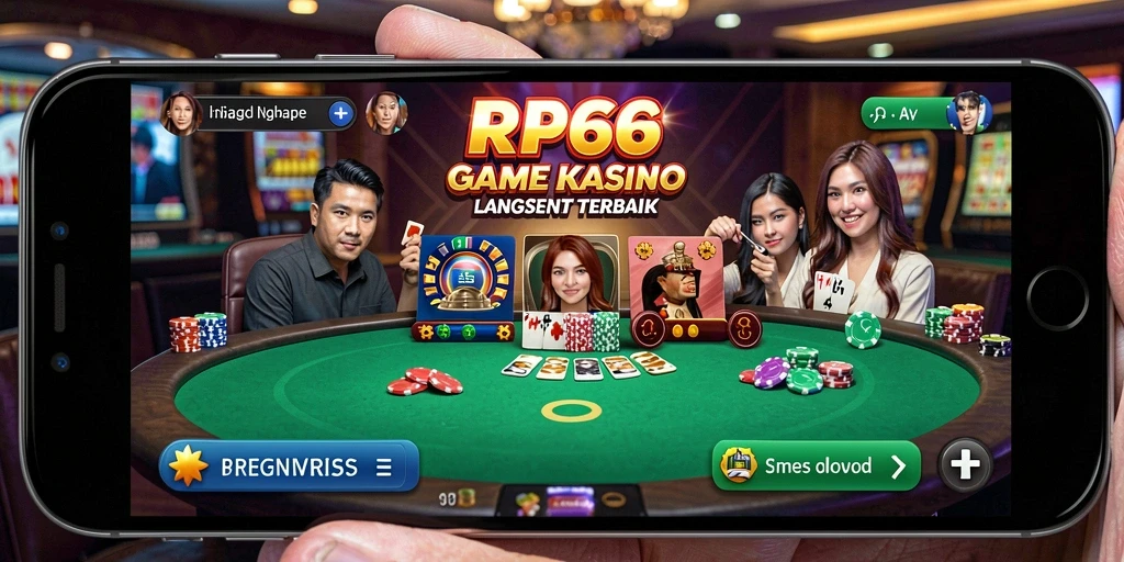 Tampilan gameplay RP66 yang menarik dan interaktif di Live Casino.