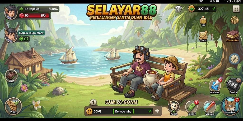 Gambar menampilkan gameplay santai dan menarik dari SELAYAR88.