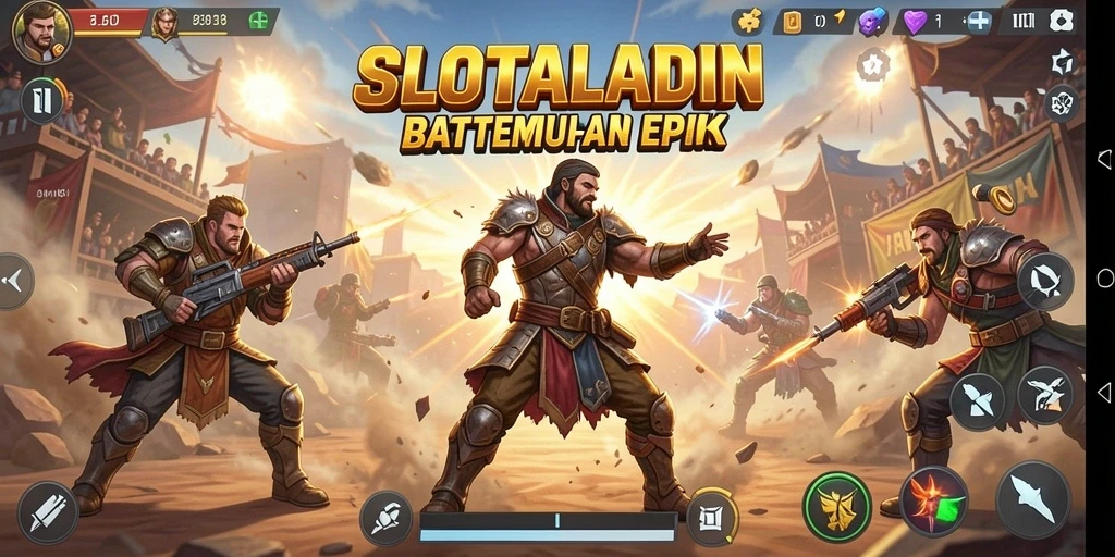 Tampilan gameplay SLOTALADIN yang seru dan menegangkan.